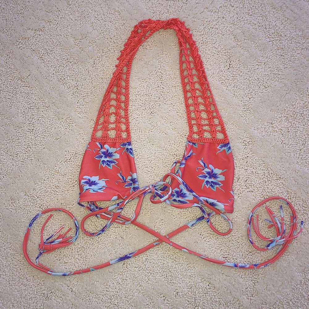 vintage aloha acacia bikini top